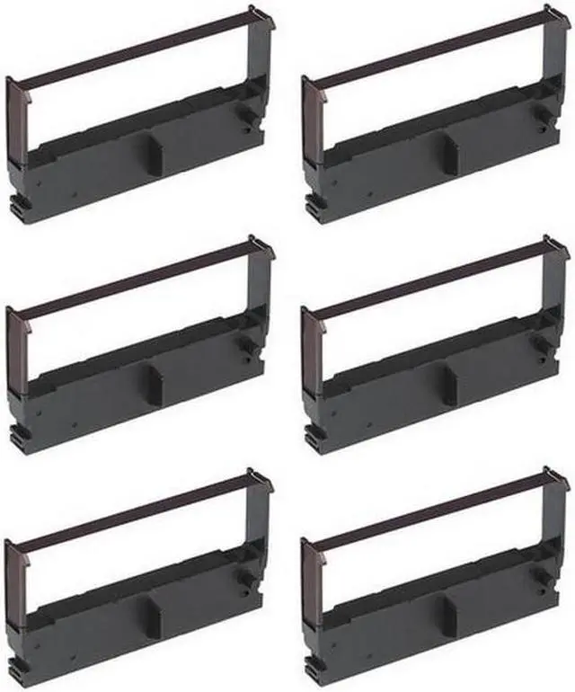 Alt view image 2 of 7 - SuppliesMAX Compatible Replacement for M146/M147/M820/M825/M-U420/TM-U672/TM-U675 Black P.O.S. Printer Ribbons (6/PK) (EPN011430)