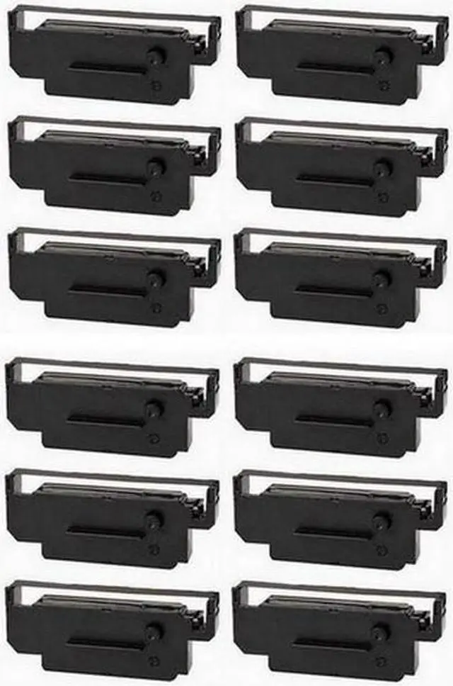 Alt view image 2 of 7 - SuppliesMAX Compatible Replacement for Citizen iDP-3560/iDP-3570/iDP-3580/iDP-562 Black/Red P.O.S. Printer Ribbons (12/PK) (CIN011080RB_12PK)