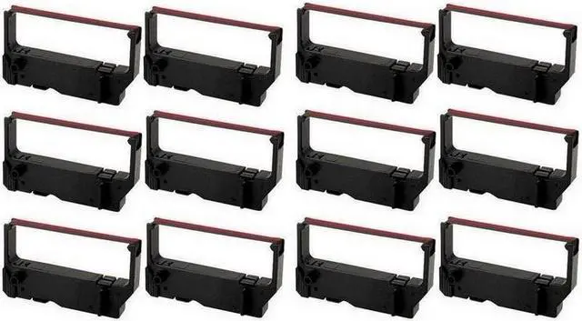 Alt view image 2 of 7 - SuppliesMAX Compatible Replacement for Star-Micronics MP-200 Series/MP-235/MP-242/MP-292/MP-512/SP-200 Series/SP-212/SP-242/SP-500/SP-2000 Black/Red P.O.S. Printer Ribbons (12/PK) (30982004BR_12PK)