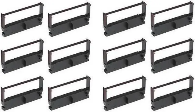 Alt view image 2 of 7 - SuppliesMAX Compatible Replacement for M146/M147/M820/M825/M-U420/TM-U672/TM-U675 Black P.O.S. Printer Ribbons (12/PK) (62275_12PK)