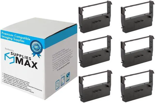 Main image of SuppliesMAX Compatible Replacement for 760/760S/M760/M780/TM-760/TM-780/TM-790 Purple P.O.S. Printer Ribbons (6/PK) (62345)