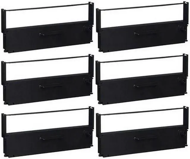 Alt view image 2 of 7 - SuppliesMAX Compatible Replacement for M26/M31/TM-925/TM-930/TM-950/TM-H5000/TM-U590/TM-U925 Black P.O.S. Printer Ribbons (6/PK) (EPN011380)