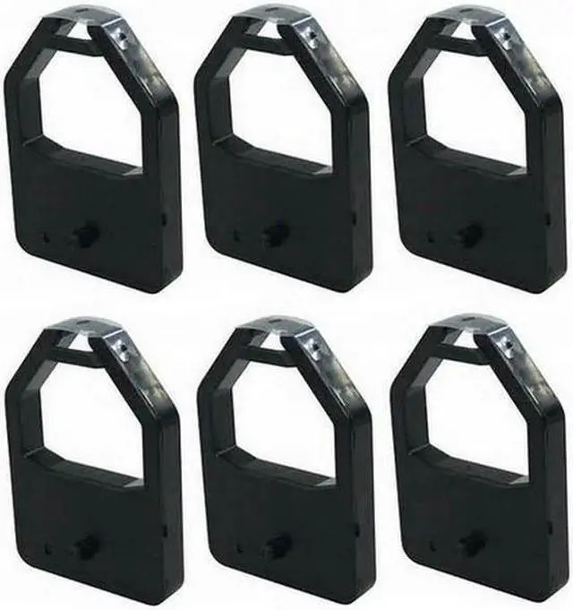 Alt view image 2 of 7 - SuppliesMAX Compatible Replacement for Panasonic KX-P1624/KX-P1654/KX-P2624/KX-P3624 Black Printer Ribbons (6/PK) (PAC011010)