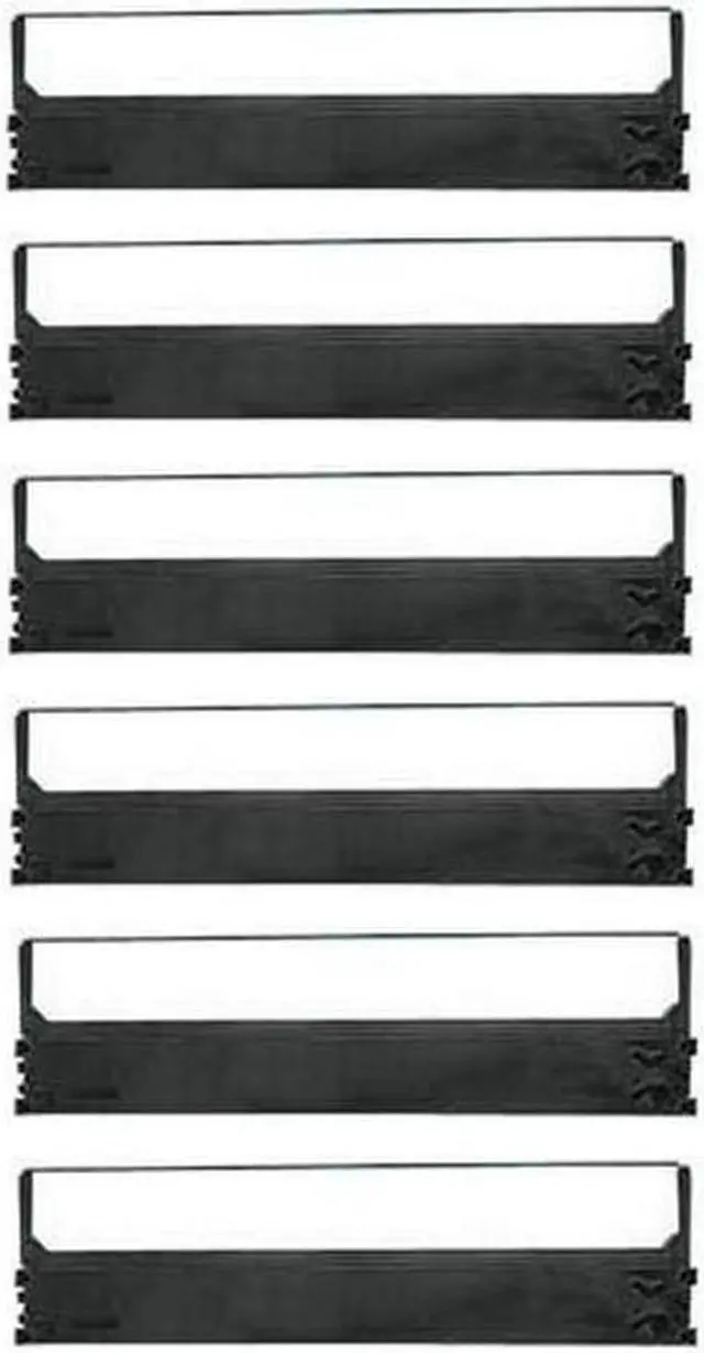 Alt view image 2 of 7 - SuppliesMAX Compatible Replacement for Citizen GSX-130/GSX-140/GSX-220/GSX-240/GSX-340/GSX-540 Black Printer Ribbons (6/PK) (61005)