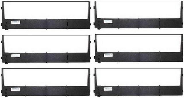 Alt view image 2 of 7 - SuppliesMAX Compatible Replacement for Printek Formspro 4000/4000se/4003/4003se/4300/4300ITX/4500/4500ITX/4503/4503ITX/4600/4603 Black Printer Ribbons (6/PK) (90729)