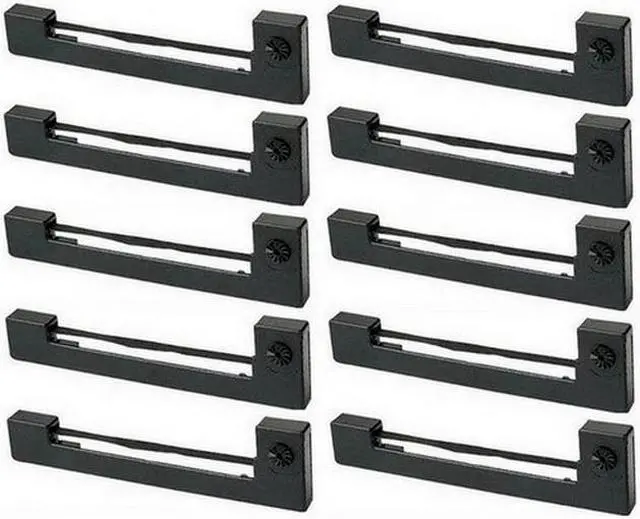 Alt view image 2 of 7 - SuppliesMAX Compatible Replacement for M150/M160/M170/M180/M185/M190/M195 Black P.O.S. Printer Ribbons (10/PK) (62115_10PK)