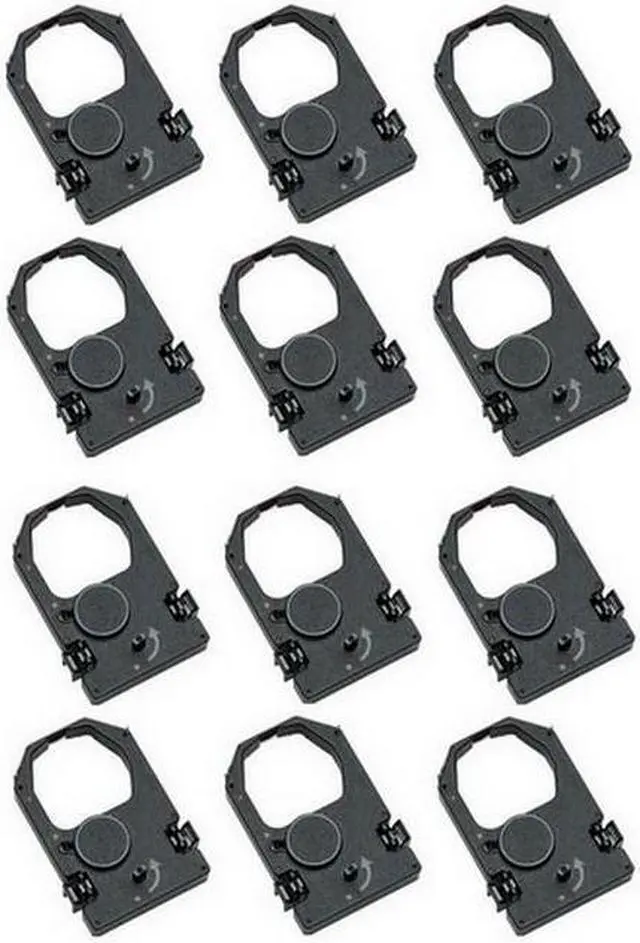 Alt view image 2 of 7 - SuppliesMAX Compatible Replacement for NCR 7156/7158/7450/7452 Black Printer Ribbons (12/PK) (65190_12PK)