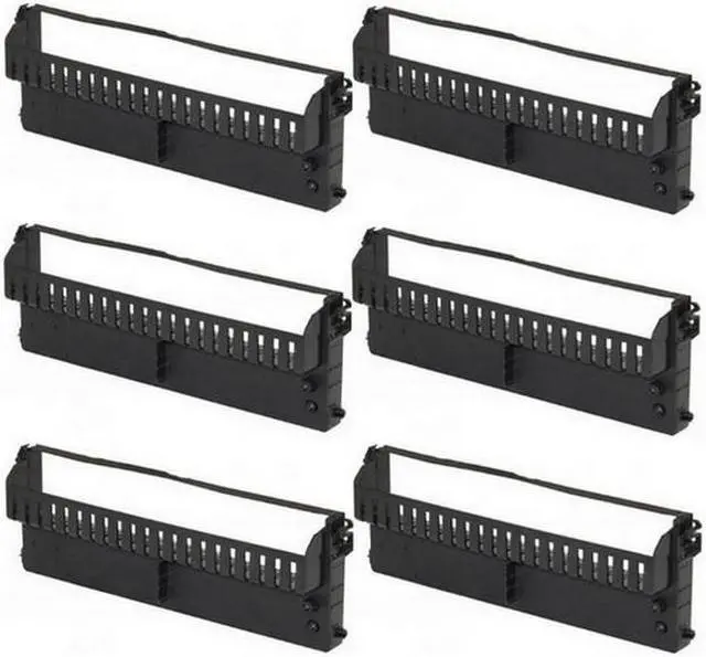Alt view image 2 of 7 - SuppliesMAX Compatible Replacement for Olivetti PR-4/PR-4DR/PR-4DT Thermal/PR-4RT/PR-4RTC/PR-4SL/PR-4SR Black Printer Ribbons (6/PK) (011010B)