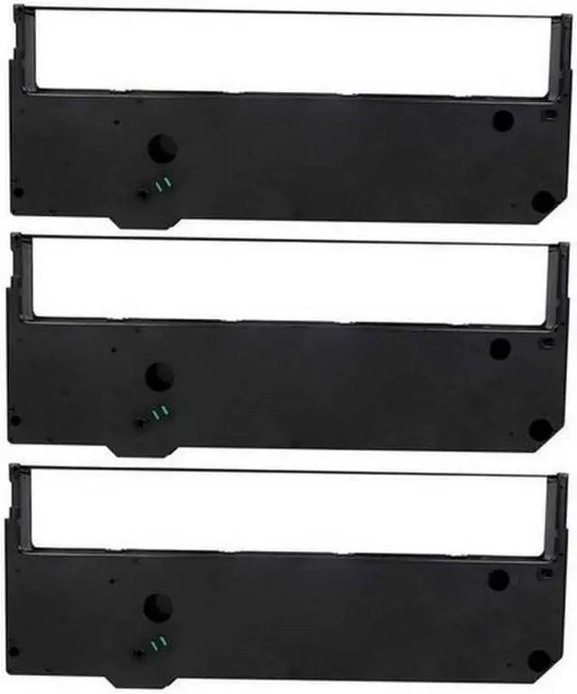 Alt view image 2 of 7 - SuppliesMAX Compatible Replacement for TallyGenicom MT-600/MT-660/MT-645CX/MT-690/MT-691/MT-695/T6045/T6050/T6090/T6100/T6140/T6141 Black Printer Ribbons (3/PK) (85905_3PK)