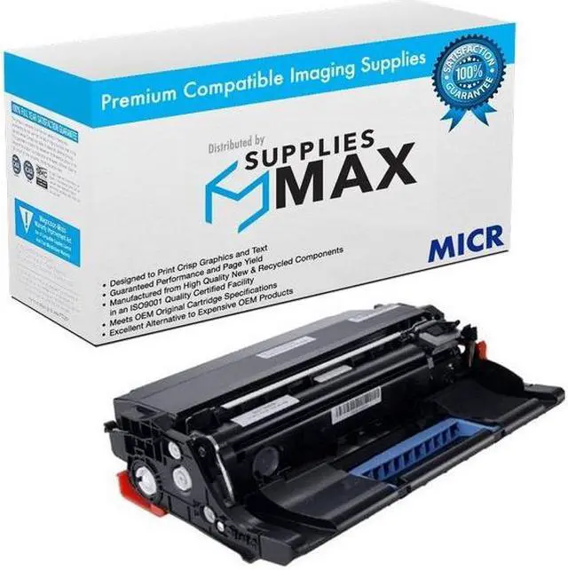 Main image of SuppliesMAX Compatible MICR Replacement for Lexmark M5155/M5163/M5170/XM-5163/XM-5170/XM-7155X/XM-7163X/XM-7170X/XM-7263/XM-7270 Imaging Drum Unit (100000 Page Yield) (24B6025)