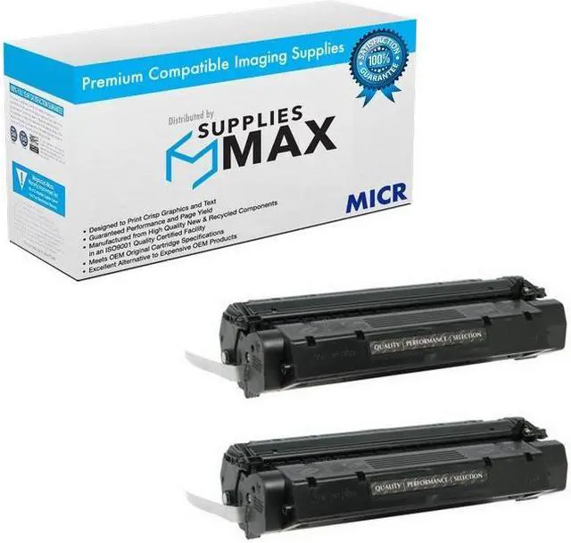 Main image of SuppliesMAX Compatible MICR Replacement for Canon imageCLASS D320/D340/D360/PC-D320/PC-D340 Toner Cartridge (2/PK-3500 Page Yield) (TYPE S-35) (7833A001AA_2PK)