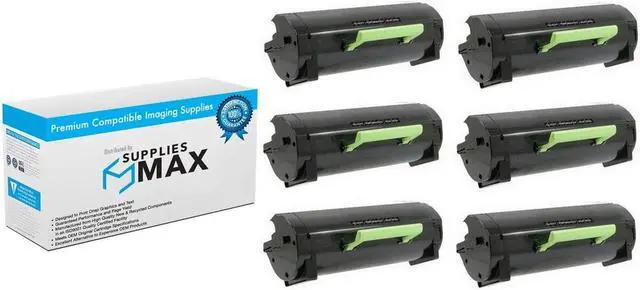 Main image of SuppliesMAX Compatible Replacement for Dell B2360DN/B3460DN/B3465DN Jumbo Toner Cartridge (6/PK-20000 Page Yield) (MX11XHJ_6PK)