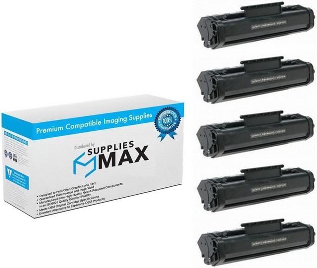 SuppliesMAX Compatible Replacement for HP LaserJet 3100/3150/5L/6L Toner (5/PK-2500 Page Yield) (NO. 06A) (C3906A_5PK) Toner (Aftermarket) - Newegg.com