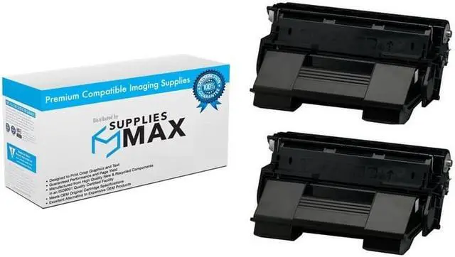 Main image of SuppliesMAX Compatible Replacement for Brother HL-8050/HL-8050N Black Toner Cartridge (2/PK-17000 Page Yield) (TN-1700_2PK)