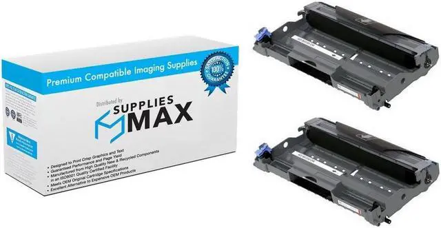 Main image of SuppliesMAX Compatible Replacement for Brother DCP-7010/DCP-7025/HL-2030/HL-2070/MFC-7220/MFC-7420/MFC-7820 Drum Unit (2/PK-12000 Page Yield) (DR-350_2PK)