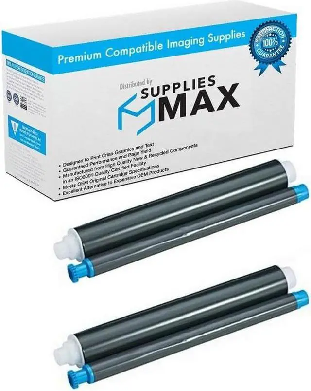 Main image of SuppliesMAX Compatible Replacement for CIGDPCKX93 Fax Imaging Film (2/PK-200 Page Yield) - Replacement to Panasonic Panafax KX-FA93