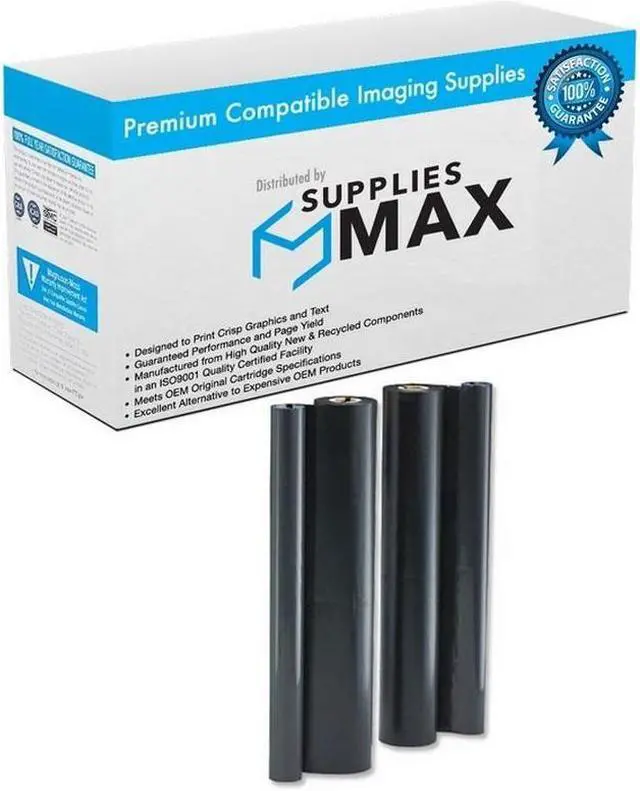 Main image of SuppliesMAX Compatible Replacement for CIGDPC402RF Fax Imaging Film (2/PK-150 Page Yield) - Replacement to Brother PC-402RF / PC402RF