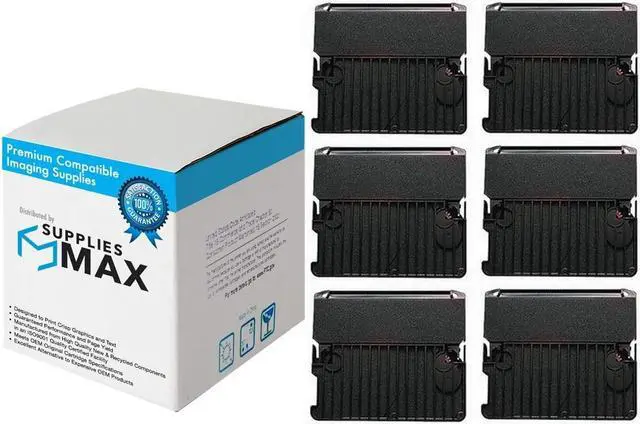 Main image of SuppliesMAX Compatible Replacement for CIGR2166 Purple Printer Ribbons (6/PK) - Replacement to NCR 198213