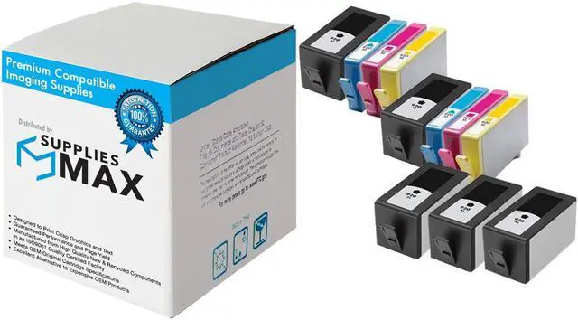 Main image of SuppliesMAX Remanufactured Replacement for HP OfficeJet 6000/OfficeJet 6500/OfficeJet 7000/OfficeJet 7500/OfficeJet PRO 6500 Inkjet Combo Pack (5-BK/2-C/M/Y) (NO. 920XL) (CD975AN_5PK/CN700BN_2PKMP)