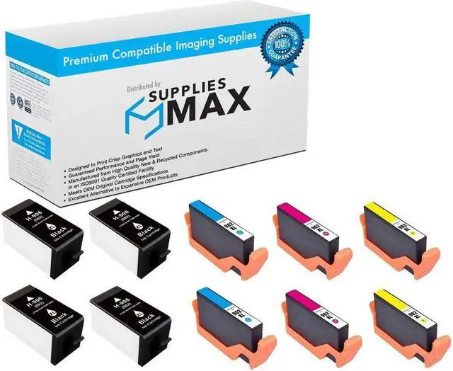 Main image of SuppliesMAX Remanufactured Replacement for HP OfficeJet Pro 6960/6962/6970/6974/6975/6978/6979 High Yield Inkjet Combo Pack (4-BK/2-C/M/Y) (NO. 906XL/NO. 902XL) (T6M18AN_4PK/T0A41BN_2PKMP)