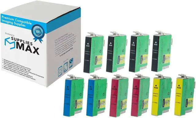 Main image of SuppliesMAX Remanufactured Replacement for Stylus CX-4400/CX-4450/CX-7400/NX-100/NX-115/NX-200/NX-215/NX-300/NX-400/NX-410/NX-415 Inkjet Combo Pack (4-BK/2-C/M/Y) (NO. 88) (T088120-4B2CS)