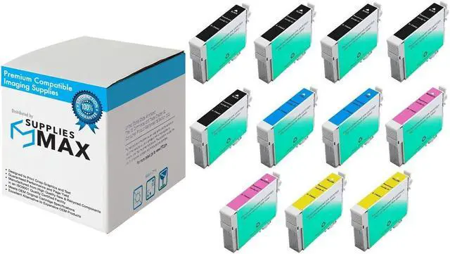 Main image of SuppliesMAX Remanufactured Replacement for Stylus C120/CX-5000/CX-6000/CX-7000/CX-8400/CX-9400/NX-300/NX-400/NX-515/ WorkForce 500/600 Inkjet Combo Pack (5-BK/2-C/M/Y) (NO. 68) (T0681205B2CS)