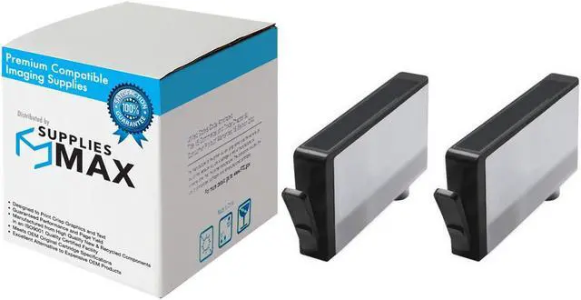 Main image of SuppliesMAX Remanufactured Replacement for HP DeskJet 3500/OfficeJet 4620/PhotoSmart 5500/6520/7500/B8550/C6300/D5400/D7560 Photo Black High Yield Inkjet (2PK-290 Page Yield) (NO. 564XL) (CB322WN_2PK)