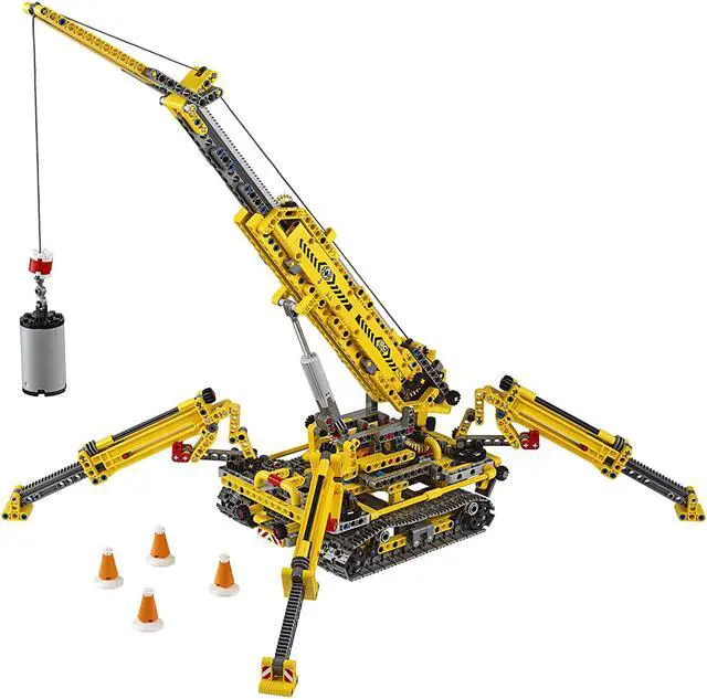 Alt view image 11 of 14 - LEGO Technic 42097 Compact Crawler Crane 920 Piece Construction Building Set