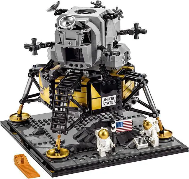 Alt view image 3 of 17 - LEGO Creator Expert NASA Apollo 11 Lunar Lander 10266 Building Kit, New 2020 (1,087 Pieces)