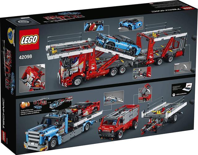 Alt view image 5 of 8 - LEGO Technic Car Transporter 42098 Toy Truck and Trailer Building Set with Blue Car, Best Engineering and STEM Toy for Boys and Girls, New 2019 (2493 Pieces)