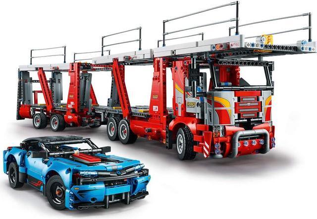 Alt view image 7 of 8 - LEGO Technic Car Transporter 42098 Toy Truck and Trailer Building Set with Blue Car, Best Engineering and STEM Toy for Boys and Girls, New 2019 (2493 Pieces)