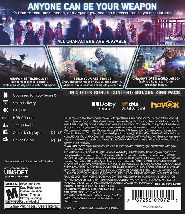 Alt view image 2 of 5 - Watch Dogs Legion - Xbox One