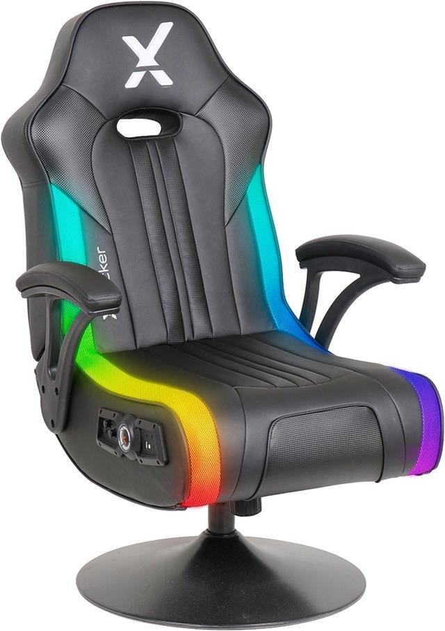 Vibrating gaming chair store with speakers