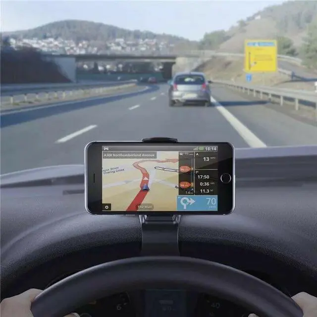 Alt view image 4 of 6 - Universal Car Dashboard Mount Holder Stand Clamp Cradle Clip for Cell Phone GPS