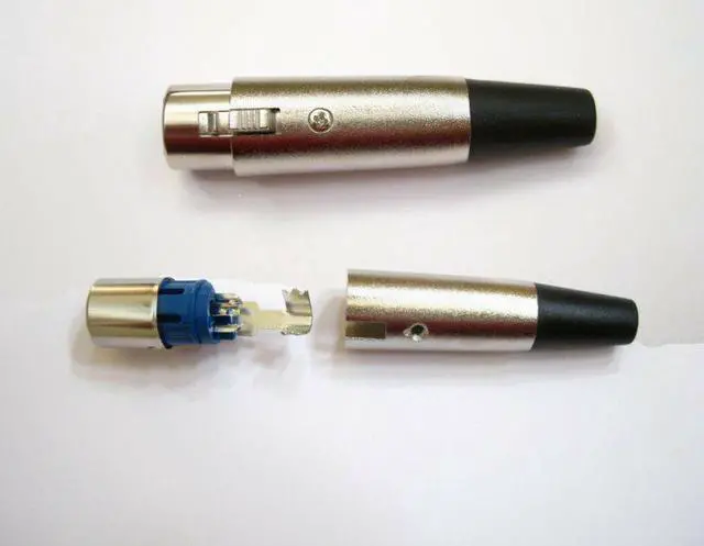 Alt view image 2 of 3 - 10 Pack XLR 3-Pin Female Male Audio Mic Microphone Adapter Cable Connector Plug