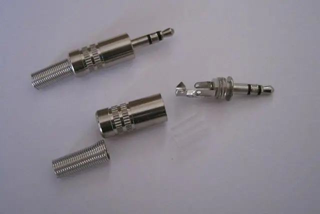 Alt view image 2 of 2 - 20 Pack - 3.5mm Stereo Metal Male Repair Headphone Solder Audio Connector Plug