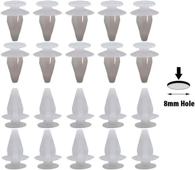 Alt view image 6 of 6 - 100X For TOYOTA  Fasteners Trim Panel Clips Bumper Fender Push Pin Rivets