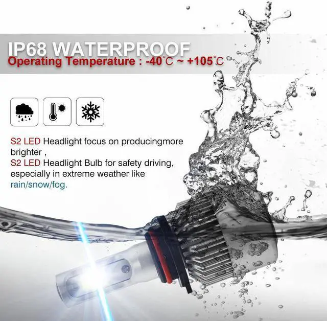 Alt view image 6 of 6 - FOR Honda Pilot 2006-2018 Combo LED Headlight High Low BEAM + Fog Light 6x Bulbs