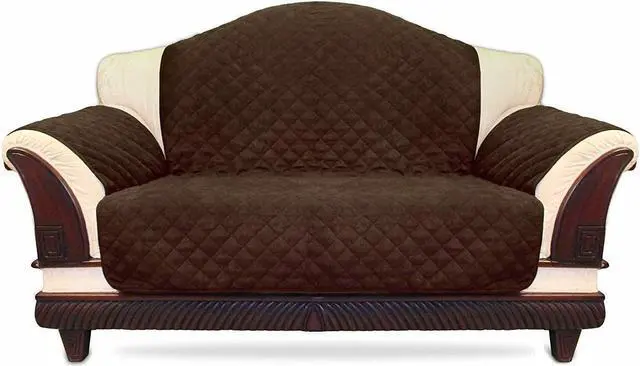 Alt view image 3 of 6 - Reversible Sofa Cover Sofa Slipcover Stylish Furniture Protector