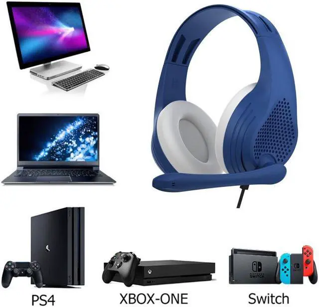 Alt view image 2 of 6 - A9 Gaming Headset Mic Headphones Stereo Bass Surround For PS5 PS4 XboxOne