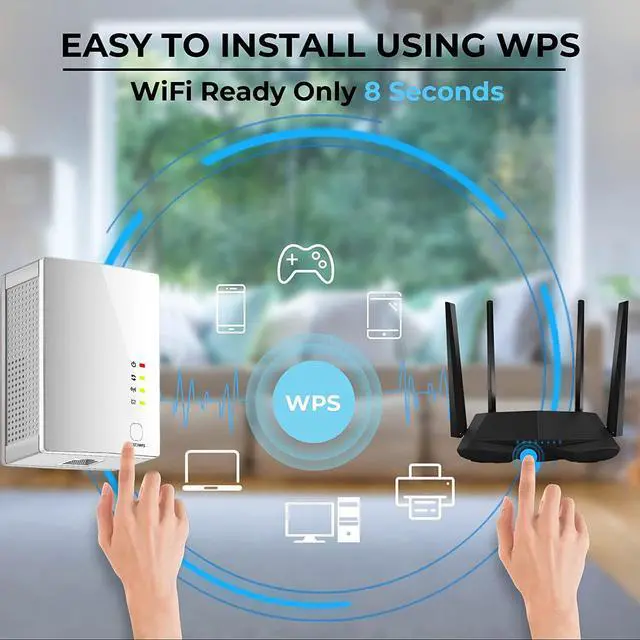 Alt view image 6 of 6 - Wifi Extender Wifi Booster Repeater Wifi Range Extender Wireless Network Router