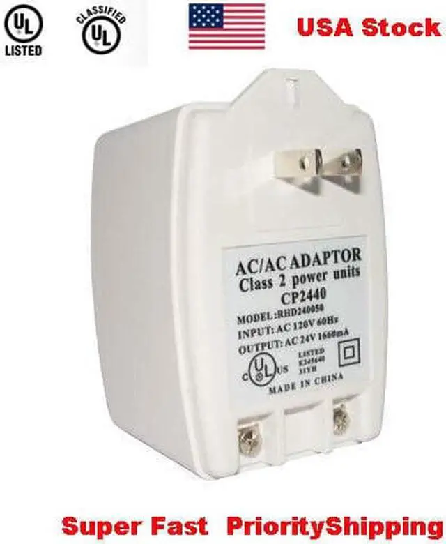Alt view image 3 of 6 - AC 24V 1660mA 20VA Transformer Adapter AC110V to AC24V Convert with UL Certified