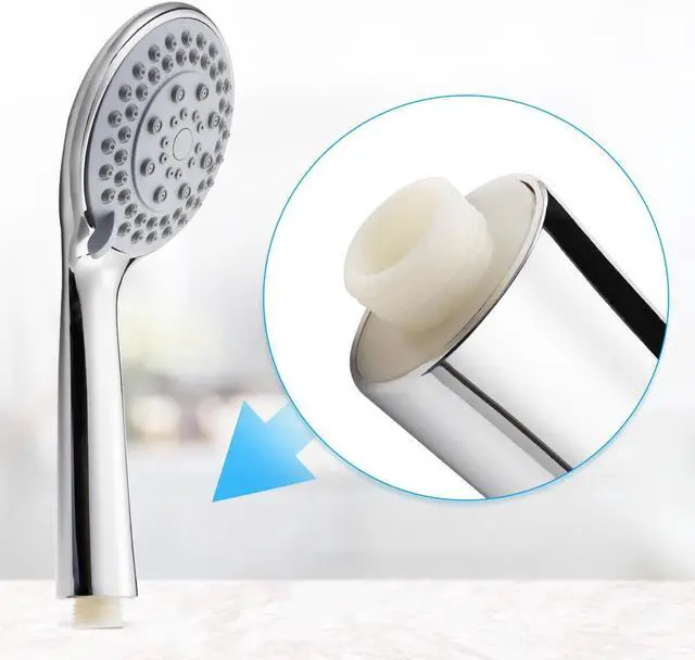 Alt view image 2 of 6 - Shower Head High Pressure Spray Handheld Shower heads with 5 Ft hose Bathroom