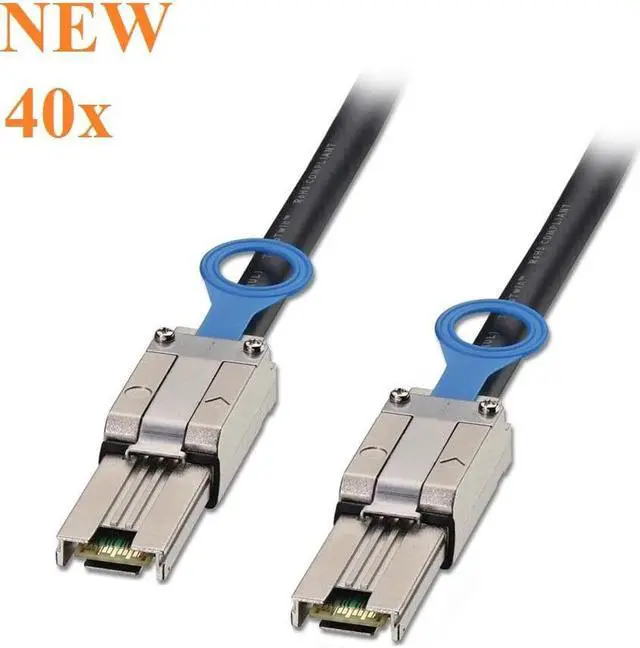 Main image of Lot of 40   SFF-8088 TO SFF-8088 Mini-SAS to Mini-SAS 1FT Cable  OTFC6