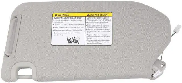 Alt view image 5 of 6 - Right Side Sun Visor w/ Mirror Fits Nissan Pathfinder Infiniti QX60 96400-9PB0A