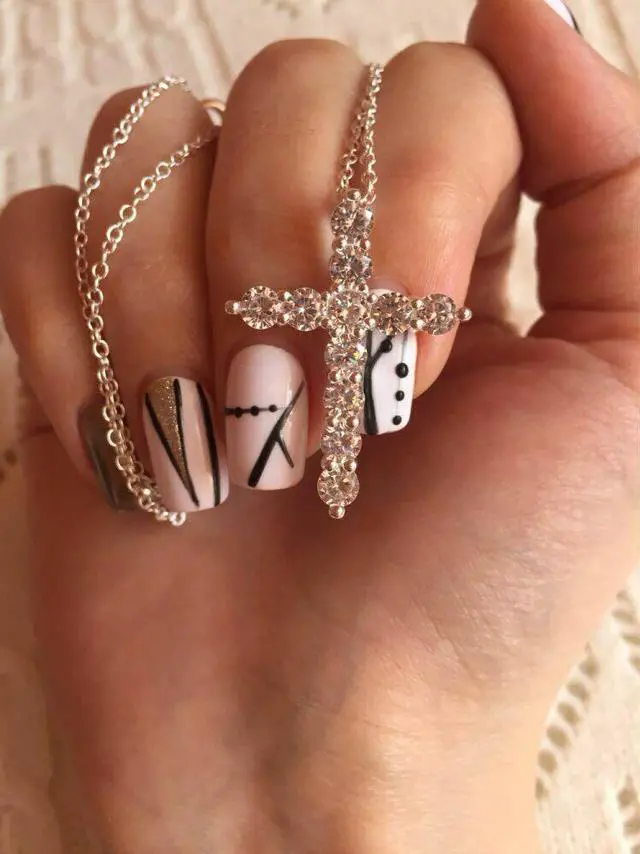 Alt view image 2 of 6 - Women Silver Plated Cubic Crystal Cross Pendant Necklace N3 Lab-Created