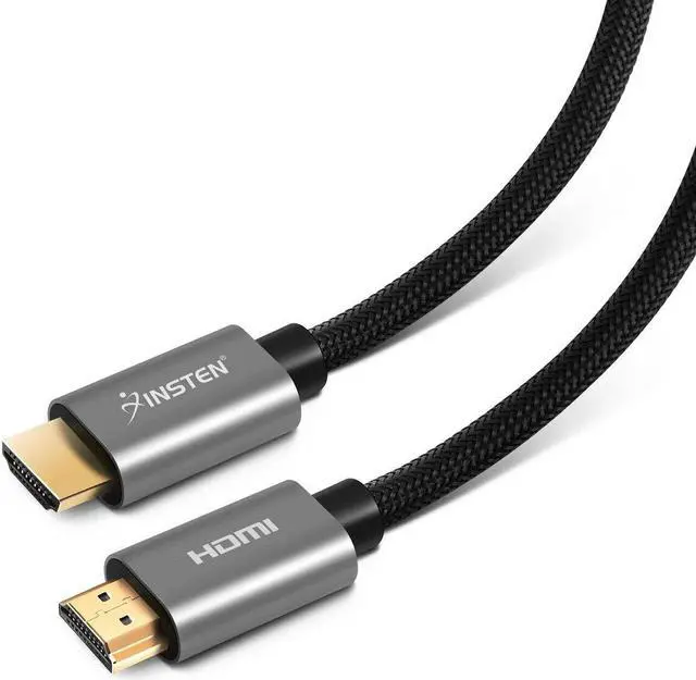 Alt view image 5 of 6 - 6 Feet HDMI Male to Male Cable 2.1, 8K 60Hz, 48Gbps, Gold Connectors, Black