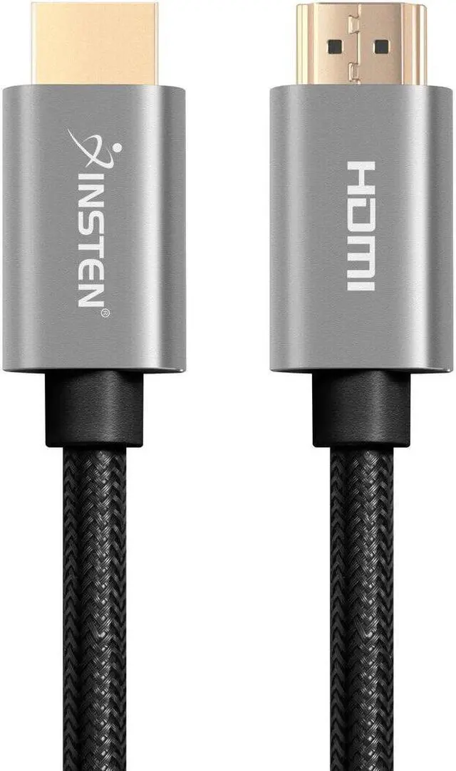 Alt view image 4 of 6 - 6 Feet HDMI Male to Male Cable 2.1, 8K 60Hz, 48Gbps, Gold Connectors, Black