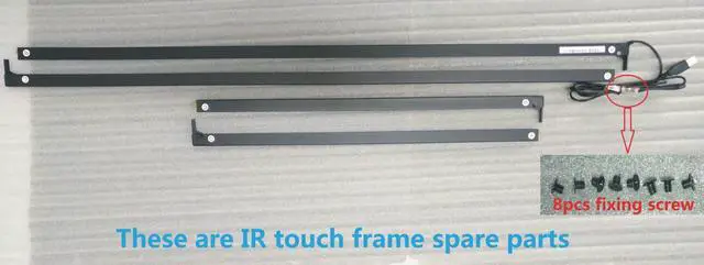 Alt view image 7 of 7 - 46  inch 10 Points Infrared Touch Screen Overlay,  Multipoint IR touch Frame , USB Free Driver, Easy Fix and Install, for Digital Signage Whiteboard Kiosks  Interactive Application