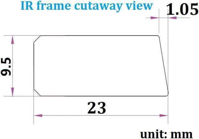 Alt view image 3 of 7 - 42 Inch 10 Points Infrared IR Multi Touch Screen Overlay Frame Panel USB Free Driver